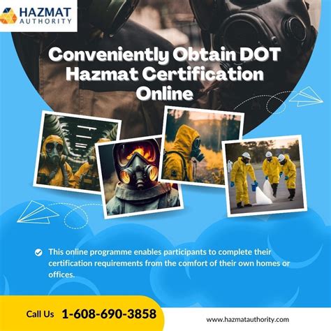 Conveniently Obtain DOT Hazmat Certification Online - Hazmat Authority ...