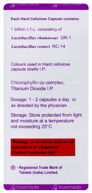 Ecoflora Capsule 30 - Uses, Side Effects, Dosage, Price | Truemeds
