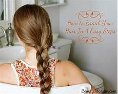 Easy Steps For Braiding Hair by Master The Of Braiding In 4 Simple Steps Easy Steps For Braiding Hair