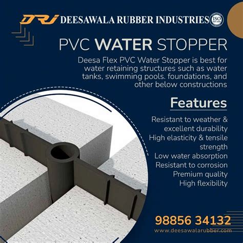 PVC Water Stopper & Bar - White PVC Water Stoppers Manufacturer from ...