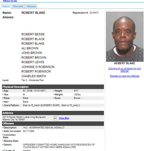 New Jersey Inmate Search - New Jersey Department of Corrections ...