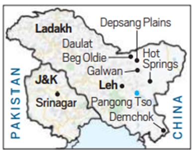 Strategic locations of Ladakh