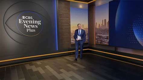 CBS debuts reimagined 'Evening News' with clean graphics, LED volume ...