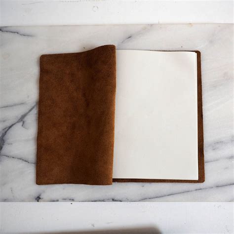 Personalised Refillable Leather Bound Notebook By Stabo