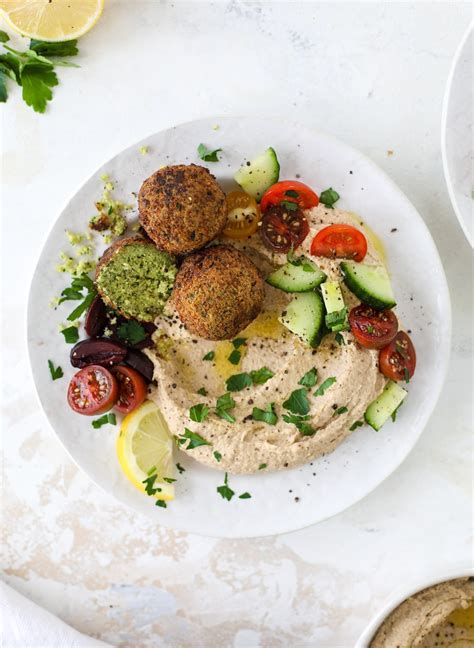 Green Goddess Falafel with Cauliflower Hummus. | Recipe | Cauliflower ...