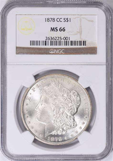 1878-CC Morgan Silver Dollar NGC MS-66 (Item 1712060 ...