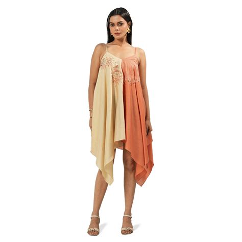 Marine Strapped Dress – Brahmandindia