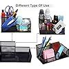 VAVSU Mesh Pen Holder | 3 Compartment Metal Pencil Case | Desk ...