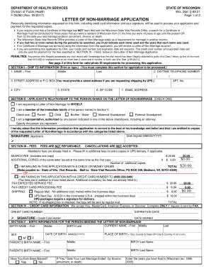 Copy Of Marriage Certificate Wisconsin | pdfFiller
