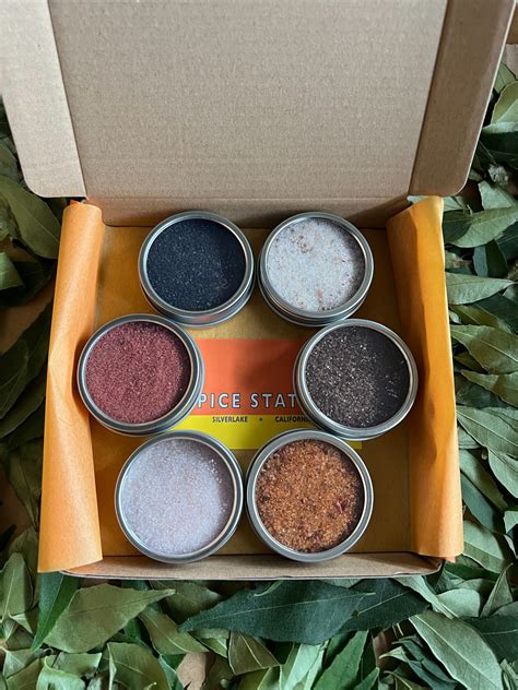 Gourmet Six Salt Set - Spice Station