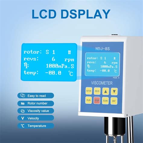 GOYOJO Digital Rotary Viscometer with 4 rotors, Lab India | Ubuy