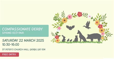Compassionate Derby Spring Eco Fair, St Peter's Church, Derby, 22 March ...