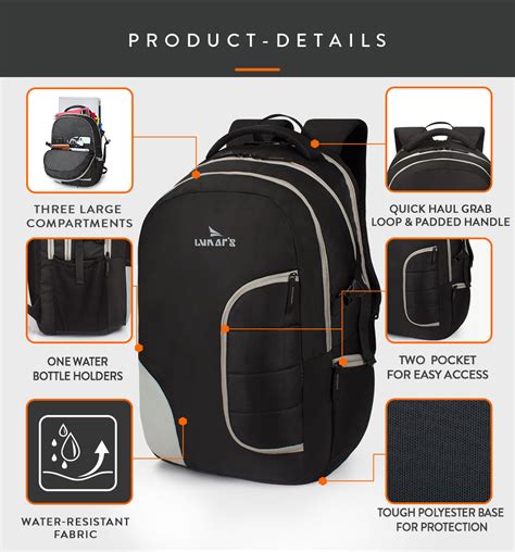 Louis High Quality 45L Laptop Backpack – Lunar's