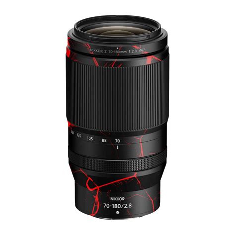Red Neural Grid Nikon Nikkor Z 70-180mm F/2.8 Camera Lens Skin