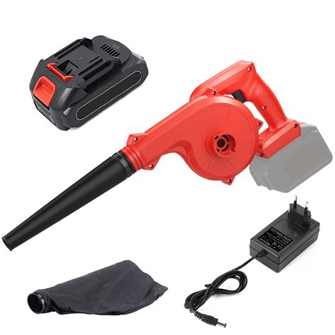 ZORBES® 2 in 1 Cordless Leaf Blower/Vacuum, 48V 1.5AH 1000W 18000RPM ...