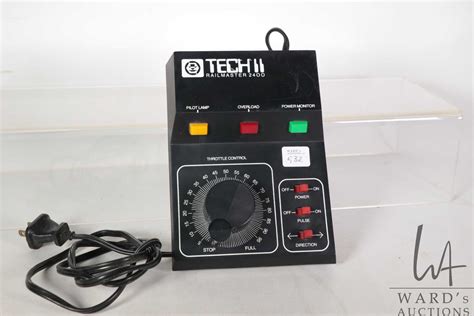 TECH II Railmaster 2400 hobby transformer, tested and working at time of cataloguing