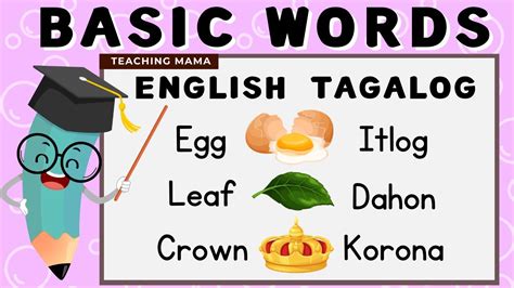 Image result for Tagalog Basic Sight Words