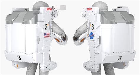 Spacesuit A7L with Manned Maneuvering Unit 3D | 3D Molier International