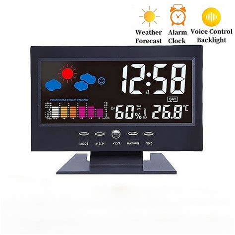 Image result for Digital Weather Clock