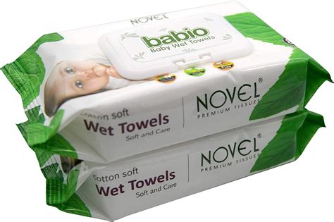 Buy NOVEL Baby Wet Wipes/Pack With Lid (Pack of 4-80 Sheet) Online at ...