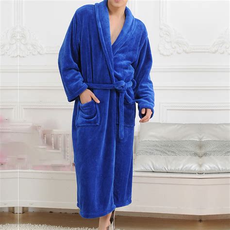 Clearance! Horkkom His and Hers Robes Plus Size Plush Bathrobe Warm ...