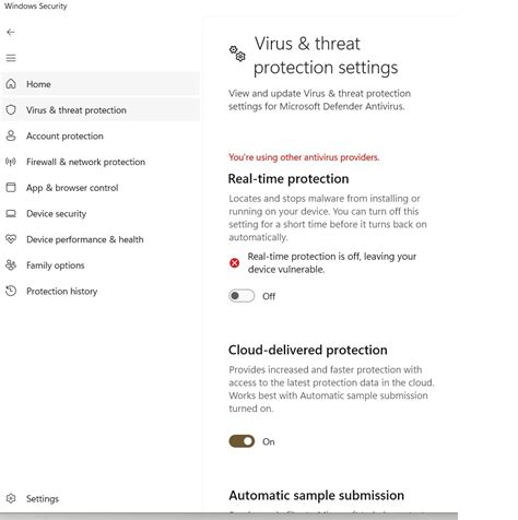 Image result for Windows Defender Real-Time Protection