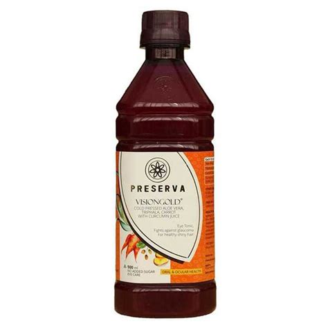 Preserva Wellness Visiongold Juice (500 ML) for Improved Eyesight
