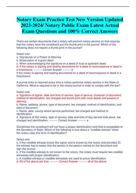 Image result for Notary Practice Tests