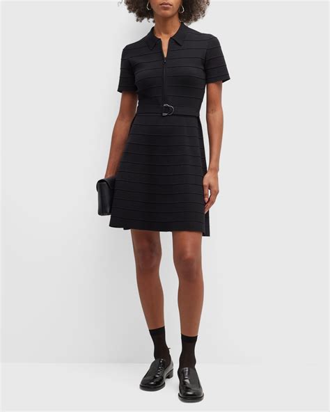 Tory Burch Basketweave Polo Mini dress | Neiman Marcus