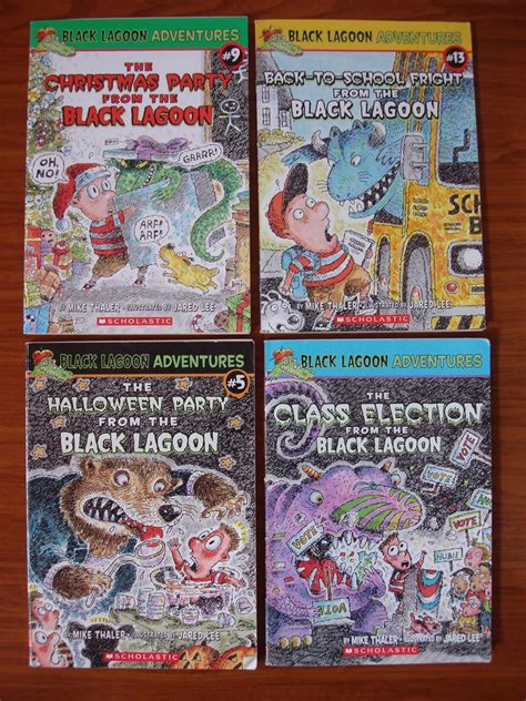 Black Lagoon Adventures: Set of 4 Chapter Books (The Halloween Party ...