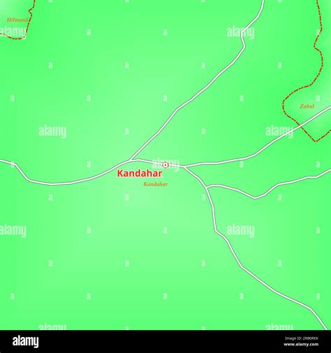 Map of Kandahar City in Afghanistan Stock Photo - Alamy