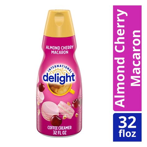 International Delight Almond Cherry Macaron Coffee Creamer, 32 fl oz ...