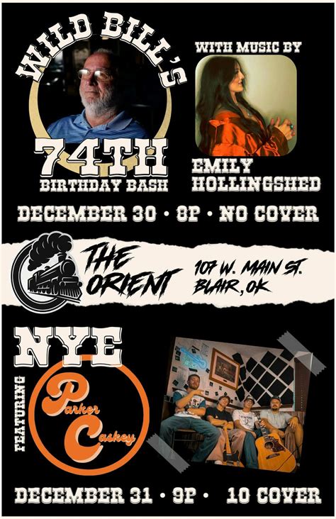 NYE W/ Parker Caskey & The Hot Check. Special guest Stetson Myers, 107 ...
