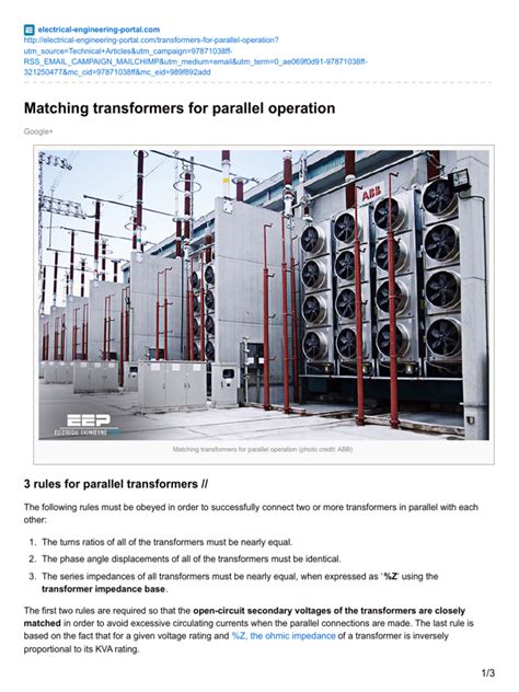Image result for Prototype of Parallel Load Sharing Transformers