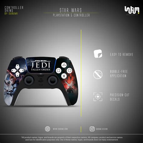 Star Wars Jedi: Fallen Order Controller Skin by SUBUMi – Subumi