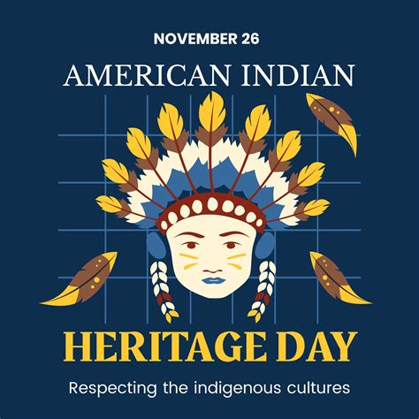 American Indian Heritage Day FB Post in PSD, Illustrator, JPG, SVG, EPS ...