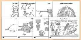 KS2 Anglo-Saxon Mindfulness Colouring (teacher made)
