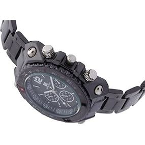 IIK COLLECTION Round Studded Dial Metalic Bracelet Chain Strap Analogue ...
