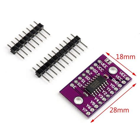 Cjmcu 4051 74Hc4051 8 Channel Analog Multiplexer Demultiplexer Breakout ...