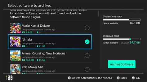 Image result for Nintendo Switch Archiving Software