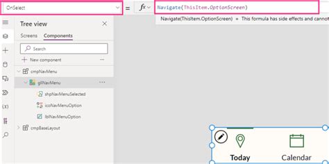 Image result for Power App Menu Examples