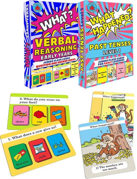 Brainy Bug Resources 60 Flashcards 'What?' and 'What happened ...