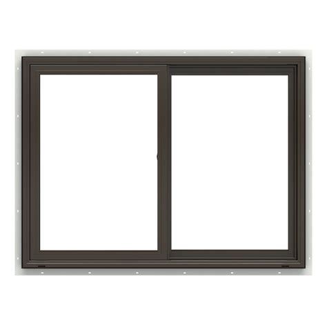 Pella Impervia Series 47-1/2-in x 35-1/2-in Brown Exterior Brown ...