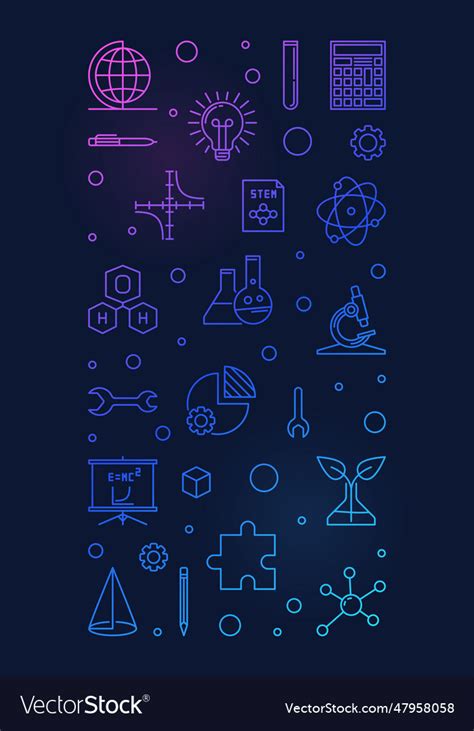 Science Technology Engineering Mathematics Vector Design 的图像结果