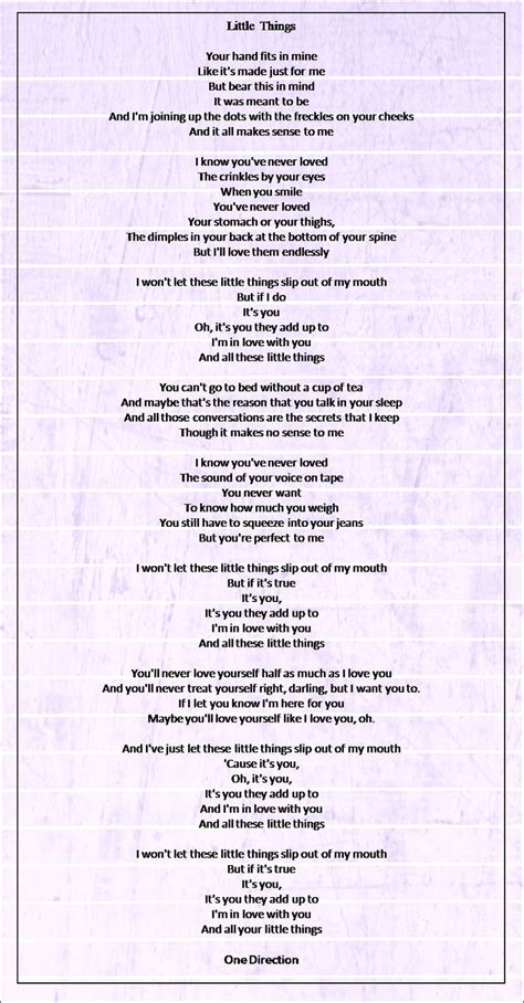 Image result for One Simple Thing Lyrics