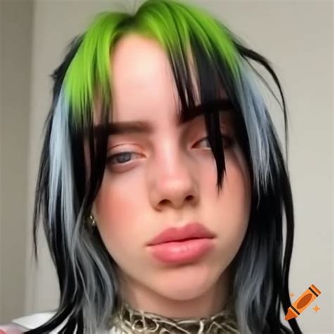Billie eilish, popular singer and songwriter on Craiyon
