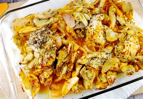 Lemon Artichoke Chicken Recipe - 5 Points - LaaLoosh