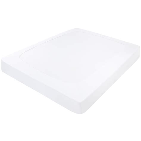 Unique Bargains Box Spring Cover King Size White Breathable Durable ...