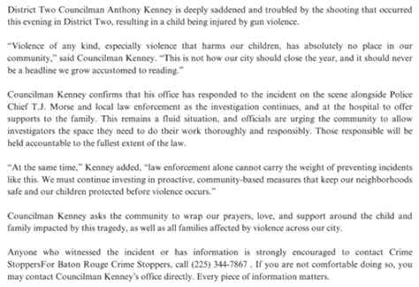 2-year-old in critical condition after being shot in head in BR; mayor ...