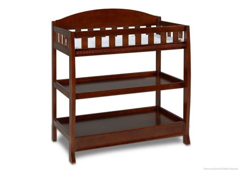 Delta Children Elite Solid Wood Changing Table - Espresso Truffle ...